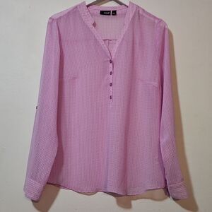 ANA WOMAN SHEER TOP L